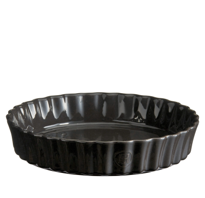  Emile Henry tart dish 28 cm black