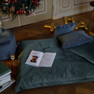 Pufa Fatboy Point Velvet Taupe Ø50x35 cm - 3