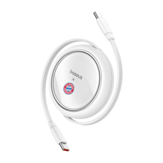 Baseus Kabel ładowania USB-C do USB-C 100W (biały) Edycja Bayern - 3