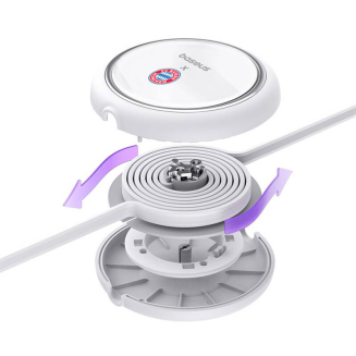 Baseus Kabel ładowania USB-C do USB-C 100W (biały) Edycja Bayern - 5