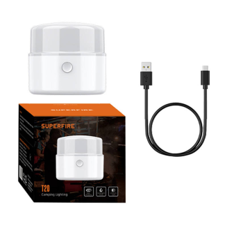 Lampa kempingowa Superfire T20, 180lm, USB - 5