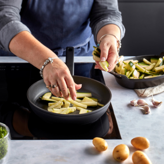 Patelnia Demeyere Alu Comfort 3 Duraslide 24 cm - 7