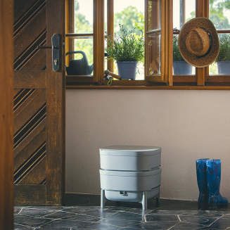 Kompostownik dla dżdżownic Plastia szary - 8