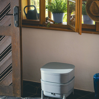 Kompostownik dla dżdżownic Plastia szary - 7