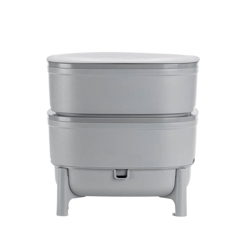 Kompostownik dla dżdżownic Plastia szary