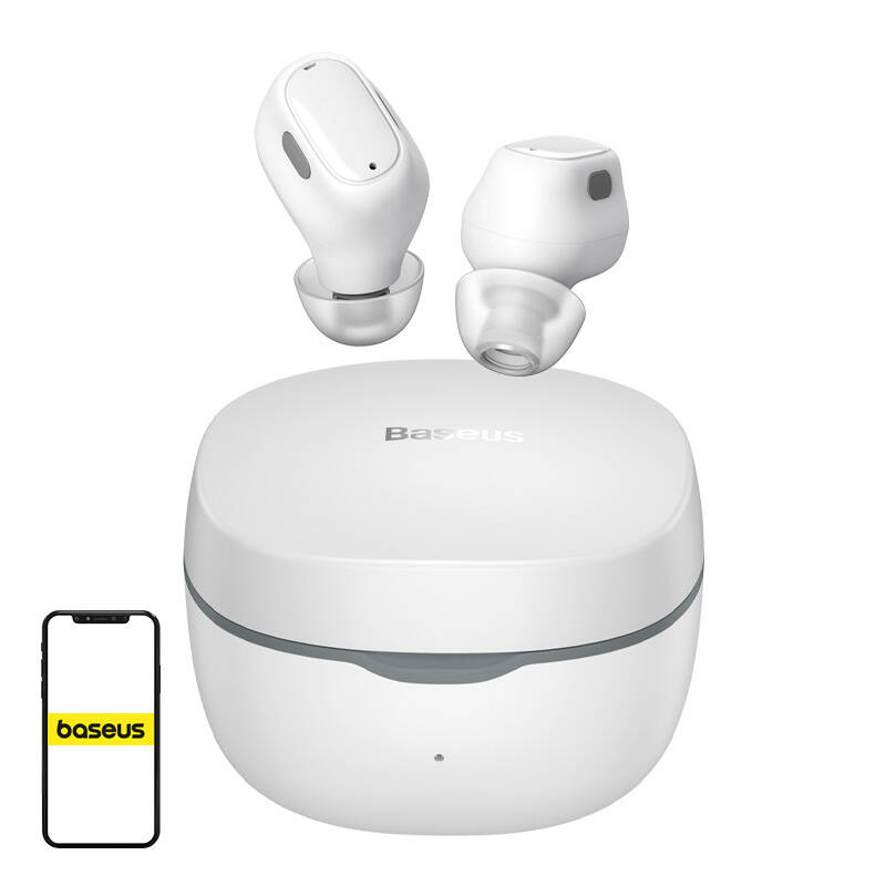 Słuchawki TWS Baseus Bowie WM01 (białe)