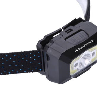 Latarka czołowa SUPERFIRE X30 strumień świetlny 340lm USB - 3