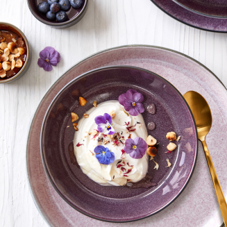 Gastro Bitz Black Lilac plate 27 cm - 5