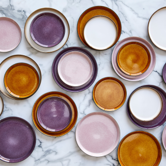 Gastro Bitz Black Lilac plate 27 cm - 4