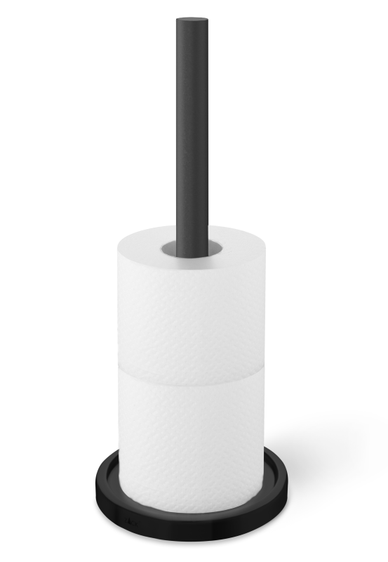 Zack Mimo toilet paper holder, black