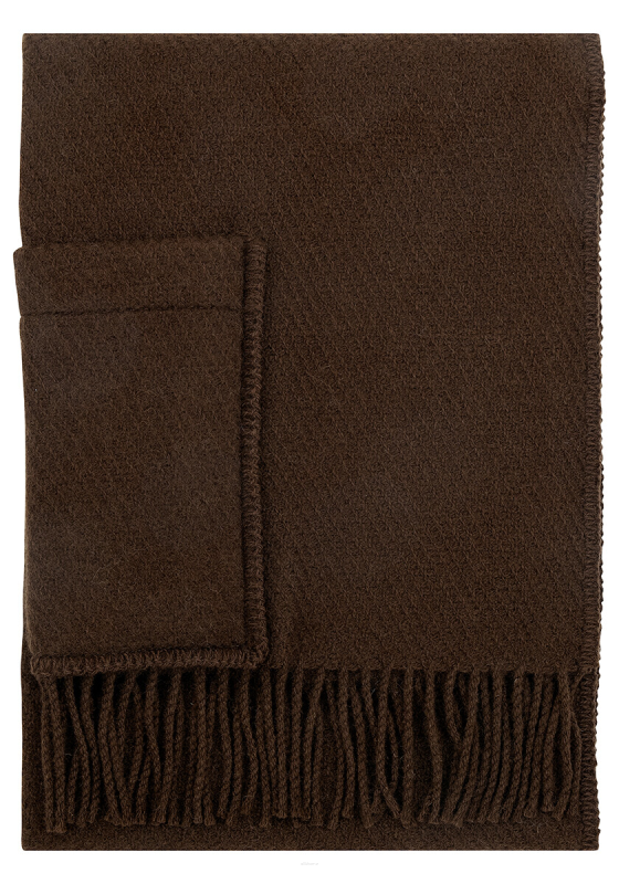  Lapuan Kankurit UNI chocolate scarf with pockets 60x170 cm
