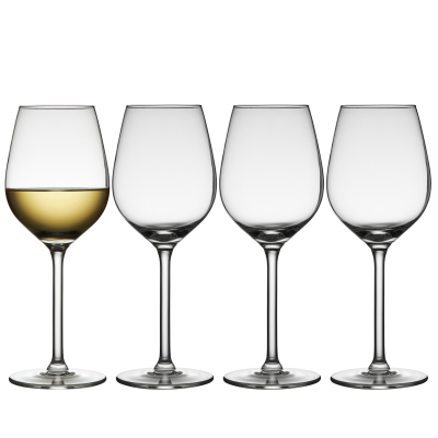  Lyngby Glass Juvel white wine glasses, 4 pcs.