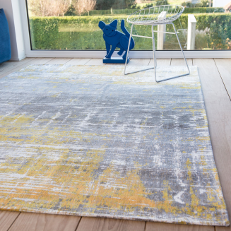  Louis de Poortere Atlantic Streaks sea bright sunny round rug - 8