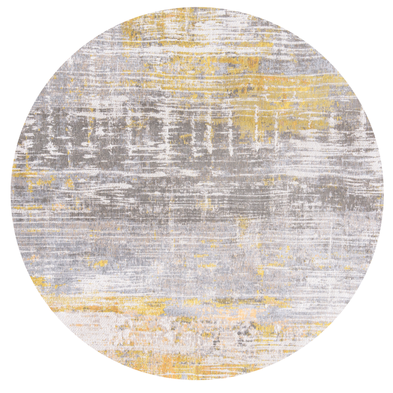  Louis de Poortere Atlantic Streaks sea bright sunny round rug