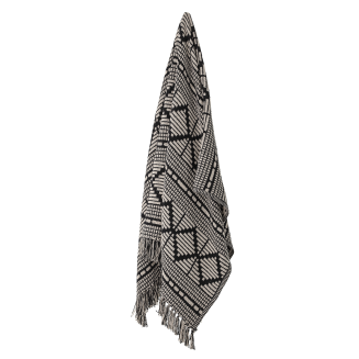  Bloomingville Gutte Black plaid 130x160 cm - 5