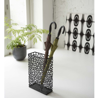  Yamazaki Nest rectangular black umbrella holder - 2