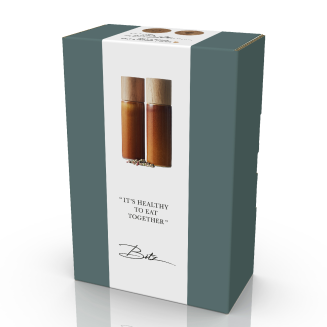 Bitz Black Matt salt and pepper grinder set - 5