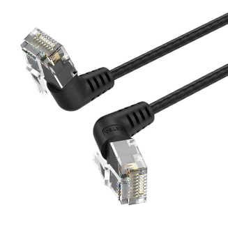 Kabel sieciowy UTP Cat. 6 Vention IBOBF, RJ45 Ethernet, 1m (czarny) - 4