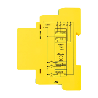 Sterownik LED SHELLY RGBWW Pro Wi-Fi 5-kanałowy DIN - 4