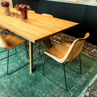  Louis de Poortere Fading World Medallion majestic forest rug - 10