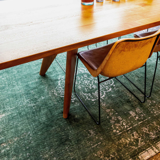  Louis de Poortere Fading World Medallion majestic forest rug - 9