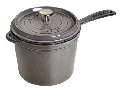  Cast iron sauceboat with lid Staub - 2.8 ltr, graphite