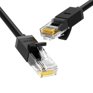Płaski kabel sieciowy UGREEN  NW102 Ethernet RJ45, Cat.6, UTP, 8m (czarny) - 2