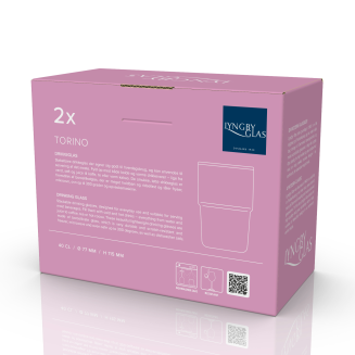 Szklanki do napojów Lyngby Glas Torino Pink 400 ml - 2 szt. - 6