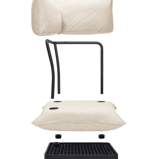  Fatboy Paletti Corner Seat Sahara garden sofa - 2
