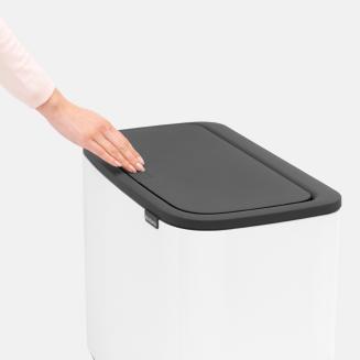Brabantia Bo Touch Bin 11+11+11l, matte black - 2