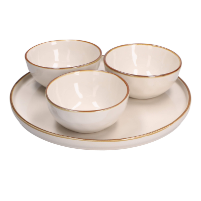  Rose&Tulipani | Concerto Avorio appetizer set - Ivory