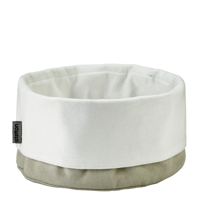  Stelton bread basket, sand and white