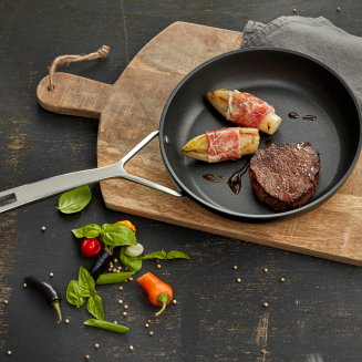  Demeyere Alu Pro5 deep titanium frying pan 24 cm - 4