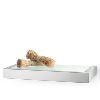 Zack Linea bathroom shelf, matt, 26 cm