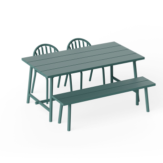 Stół ogrodowy Fatboy Fred's Table Medium Dark Sage 170x90x76 cm - 10
