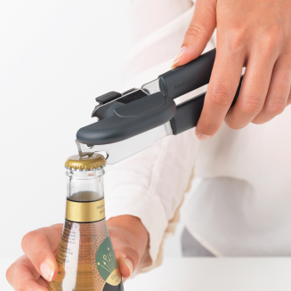  Brabantia Tasty+ Dark Gray can and bottle opener - 3