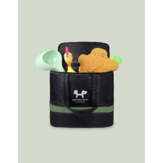 Torba podróżna United Pets czarno- zielona - 6