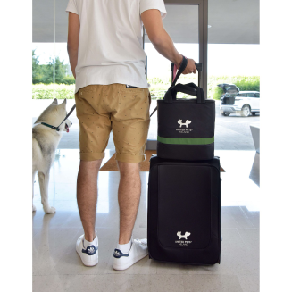 Torba podróżna United Pets czarno- zielona - 8