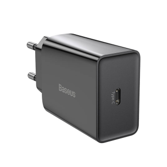 Ładowarka sieciowa Baseus Speed Mini Quick Charger, USB-C, PD, 3A, 20W (czarna) - 5
