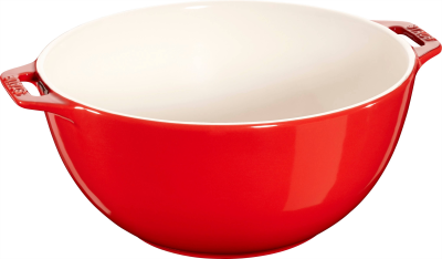  Bowl with two handles Staub - 25 cm, Red