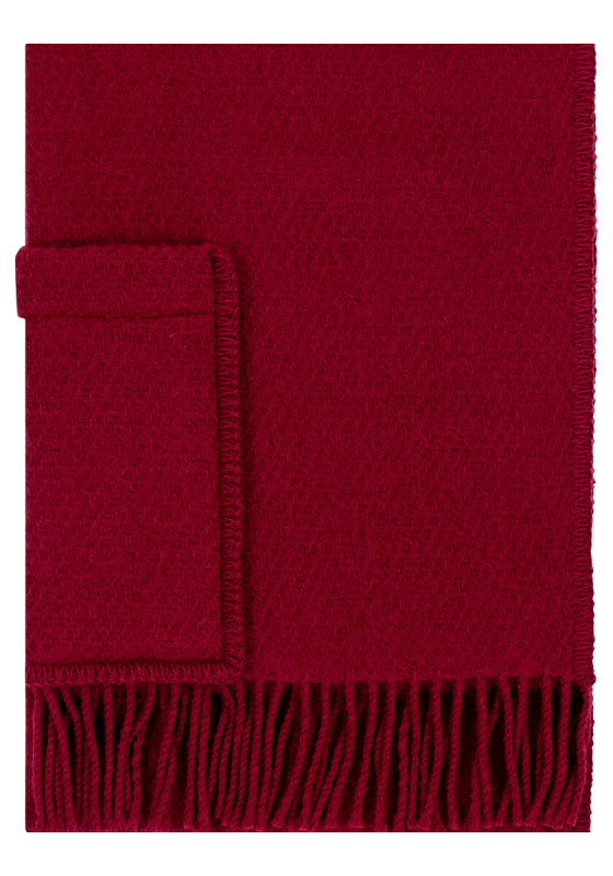  Lapuan Kankurit UNI scarf with pockets dark red 60x170 cm
