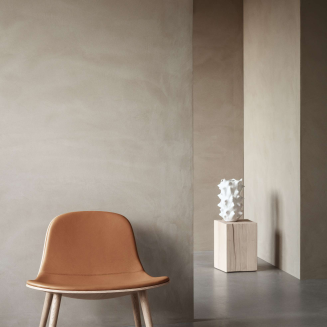 Eva Solo Yuuga Lounge nature oak & cognac leather armchair - 6