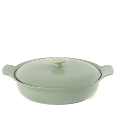 Patelnia żeliwna głęboka z pokrywą BergHOFF Ron 28 cm