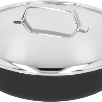 Deep titanium frying pan with 2 handles and lid Demeyere Alu Pro 5 - 28 cm - 5