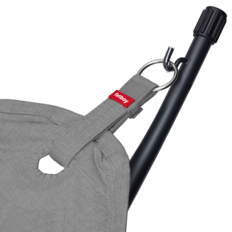  Fatboy Headdemock Superb Rock Gray hammock with black stand - 3