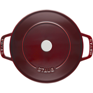 Deep stewing pan with lid Staub - 24 cm, Grenadine - 6