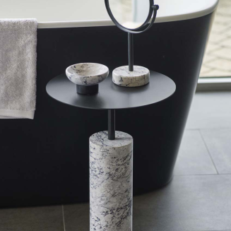  Aquanova Nero Alba table ø 35x50 cm - 5