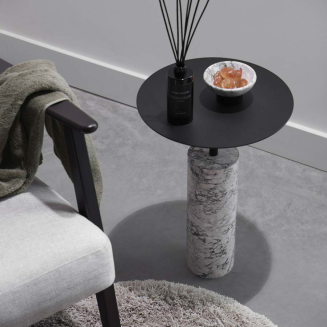  Aquanova Nero Alba table ø 35x50 cm - 5