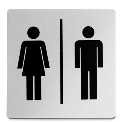 Zack Indici restroom sign