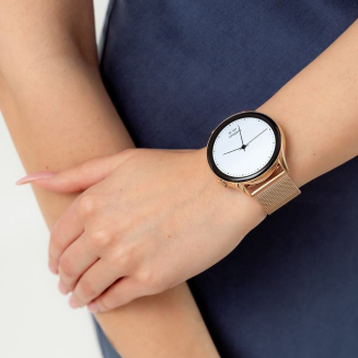 Smartwatch Gravity Różowe Złoto Pasek + Bransoleta GT11-8 - 2